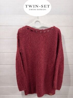 TWIN-SET SIMONA BARBIERI Knit Sweater – Size L (refer to measurements)